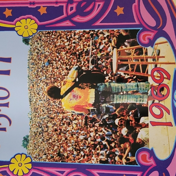 WOODSTOCK, 1969, Poster 24 x 17 1/2, Replica, EUC, not framed. - Picture 3 of 8